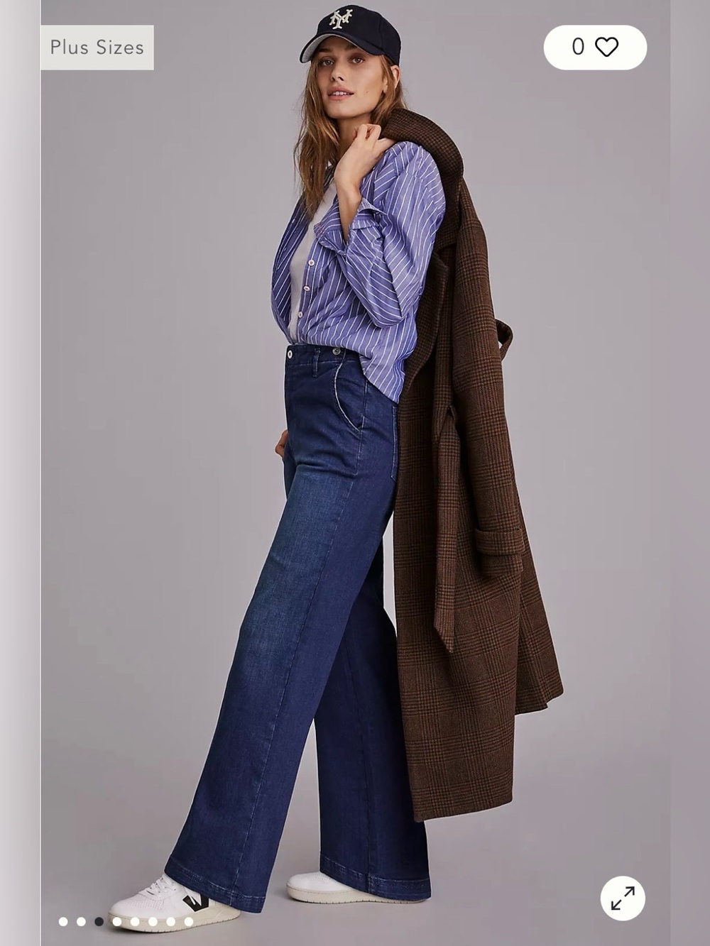 The Pier Relaxed Trouser Jeans Pilcro Anthropologie NWOT Size 16W Plus $138 - Picture 2 of 16